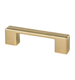 Berenson Skyline Pull Modern Brushed Gold - 3 in and 3 3/4 in