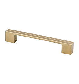 Berenson Skyline Pull Modern Brushed Gold - 6 5/16 in