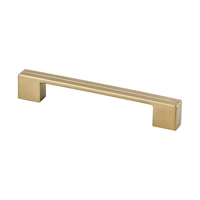 Berenson Skyline Pull Modern Brushed Gold - 6 5/16 in