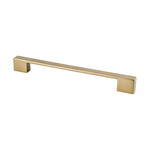 Berenson Skyline Pull Modern Brushed Gold - 8 13/16 in