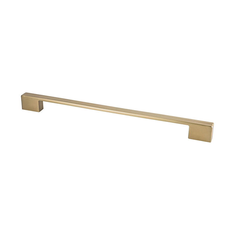 Skyline Pull Modern Brushed Gold - 12 5/8 in - Handles & More