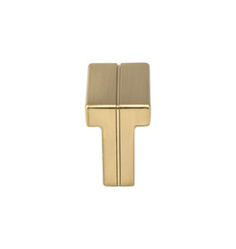 Berenson Skyline Knob Modern Brushed Gold - 1 3/8 in