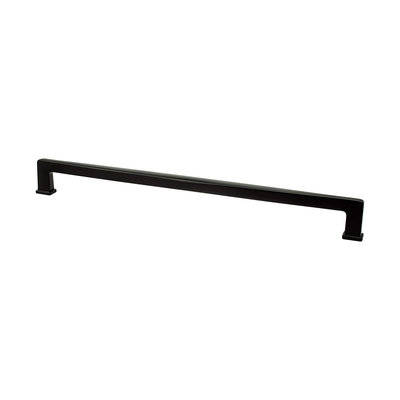 Berenson Subtle Surge Appliance Pull Matte Black - 18 in