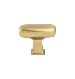 Berenson Subtle Surge Knob Modern Brushed Gold - 1 9/16 in