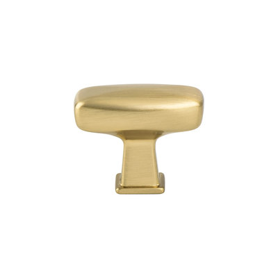 Berenson Subtle Surge Knob Modern Brushed Gold - 1 9/16 in