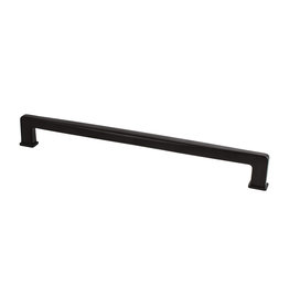 Berenson Subtle Surge Appliance Pull Matte Black - 12 in