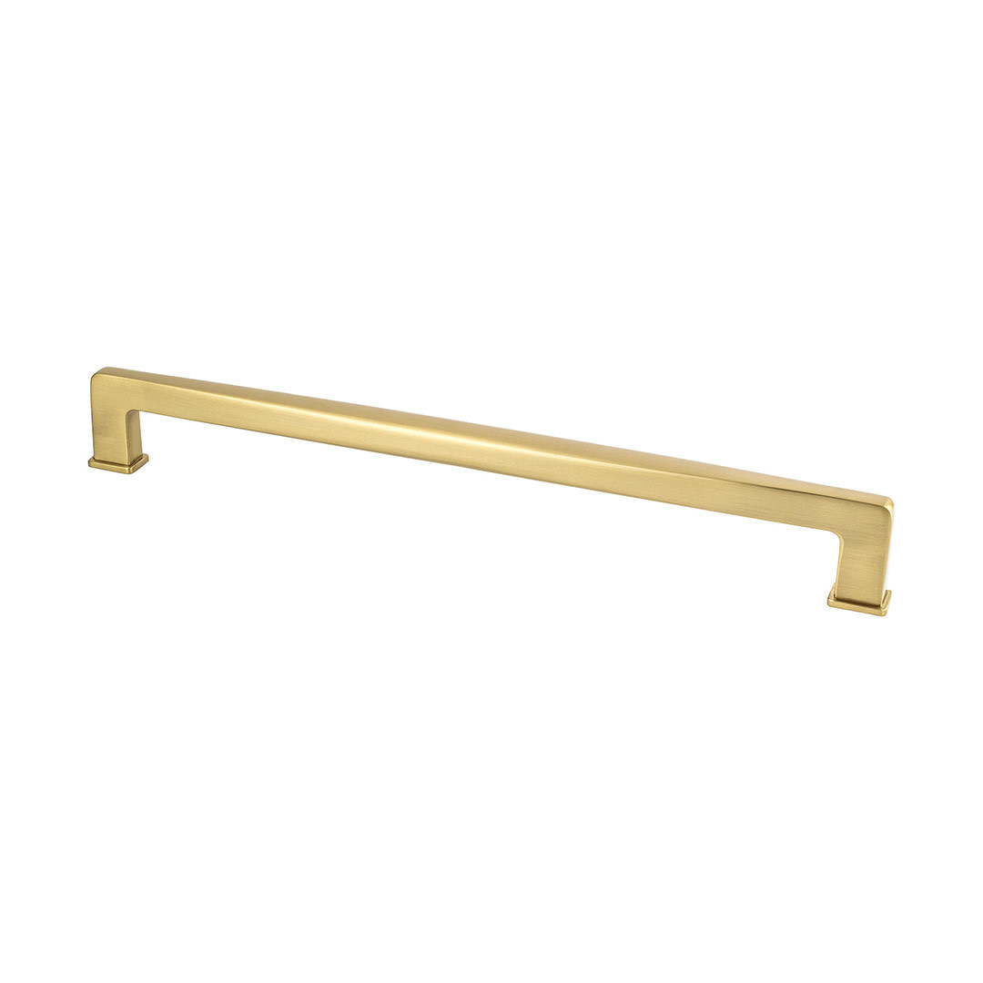 Subtle Surge Appliance Pull Modern Brushed Gold 12 in Handles & More Hardware Ltd.