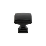Berenson Tailored Traditional Knob Matte Black - 1 1/4 in