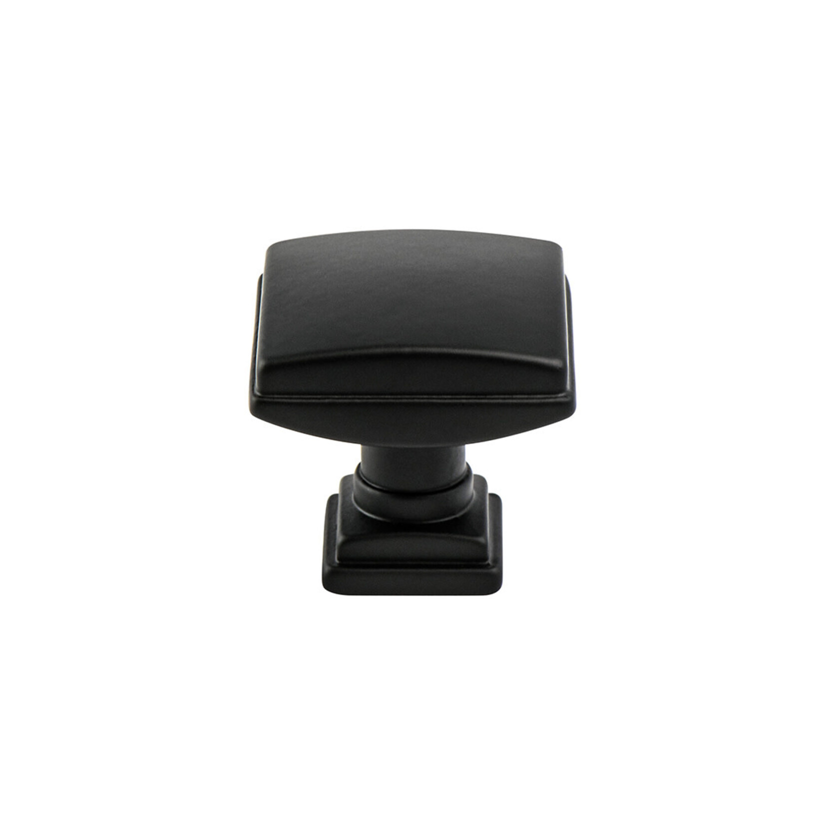 Berenson Tailored Traditional Knob Matte Black - 1 1/4 in