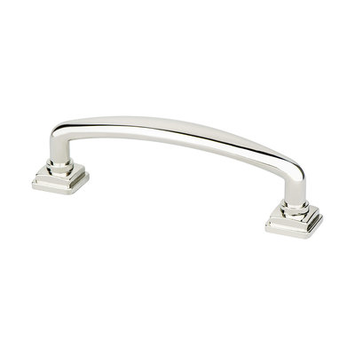 Berenson Tailored Traditional Pull Polished Nickel - 3 3/4 in