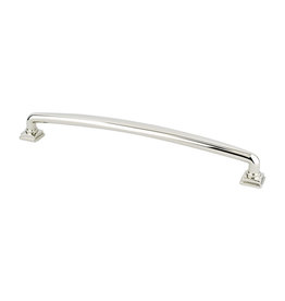 Berenson Tailored Traditional Pull Polished Nickel - 8 13/16 in