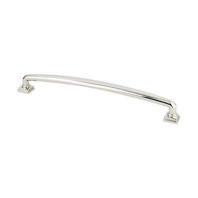 Berenson Tailored Traditional Pull Polished Nickel - 8 13/16 in