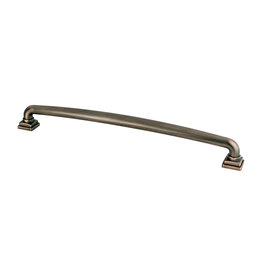 Berenson Tailored Traditional Appliance Pull Verona Bronze - 12 in