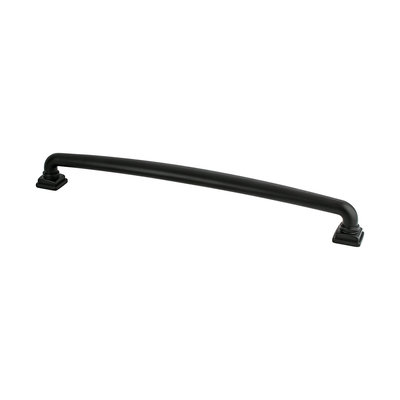 Berenson Tailored Traditional Appliance Pull Matte Black - 12 in