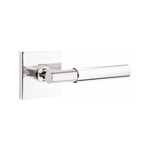 Emtek Myles Privacy Lever Polished Chrome - Square Rosette Right Handed