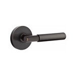 Emtek Myles Passage Lever Oil-Rubbed Bronze - Disk Rosette Right Handed