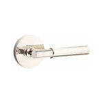 Emtek Myles Dummy Lever Polished Nickel - Disk Rosette