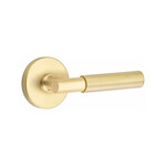 Emtek Myles Dummy Lever Satin Brass - Disk Rosette - Right Handed