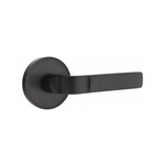 Emtek Aston Dummy Lever Flat Black - Disk Rosette