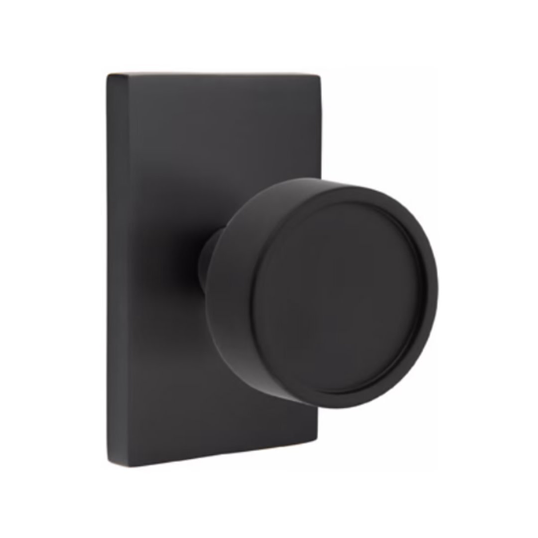 Verve Dummy Knob Flat Black Modern Rectangular Handles & More