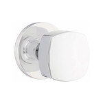 Emtek Freestone Dummy Knob Polished Chrome - Disk Rosette