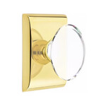 Emtek Hampton Dummy Knob Unlacquered Brass - Neos Rosette