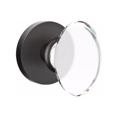 Emtek Hampton Dummy Knob Oil-Rubbed Bronze - Disk Rosette