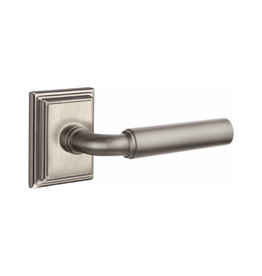 Emtek Manning Dummy Lever Pewter - Wilshire Rosette