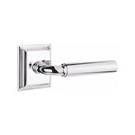 Emtek Manning Passage Lever Polished Chrome - Wilshire Rosette Left Handed