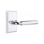 Emtek Manning Privacy Lever Polished Nickel - Rectangular Rosette Right Handed