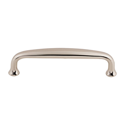 Top Knobs Charlotte Pull Polished Nickel - 4 in