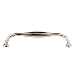 Top Knobs Shrewsbury D Pull Polished Nickel - 6 5/16 in