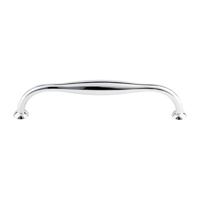 Top Knobs Shrewsbury D Pull Polished Chrome - 6 5/16 in