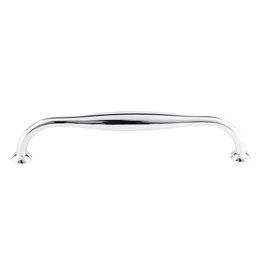 Top Knobs Shrewsbury D Pull Polished Chrome - 7 1/2 in