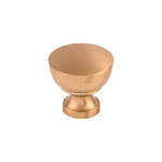 Top Knobs Bergen Knob Brushed Bronze - 1 1/4 in