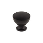 Top Knobs Bergen Knob Flat Black - 1 1/4 in