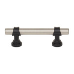 Top Knobs Bit Pull Pewter Antique & Flat Black - 3 in