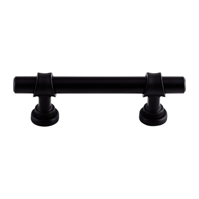 Top Knobs Bit Pull Flat Black - 3 in
