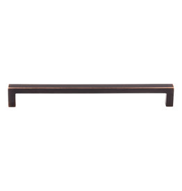 Top Knobs Square Bar Pull Tuscan Bronze - 8 13/16 in