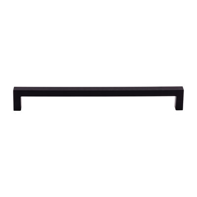 Top Knobs Square Bar Pull Flat Black - 8 13/16 in
