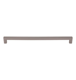 Top Knobs Square Bar Pull Ash Gray - 12 in