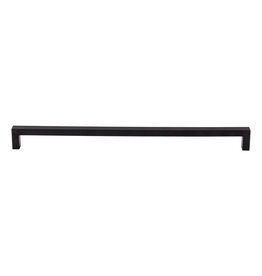 Top Knobs Square Bar Pull Flat Black - 12 5/8 in