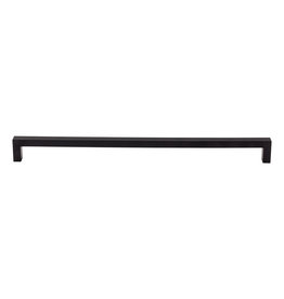 Top Knobs Square Bar Pull Flat Black - 17 5/8 in