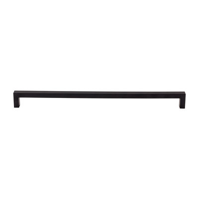 Top Knobs Square Bar Pull Flat Black - 17 5/8 in