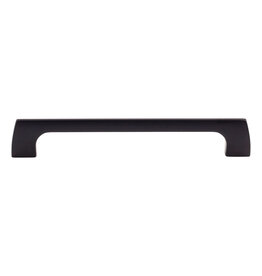 Top Knobs Holland Pull Flat Black - 6 5/16 in