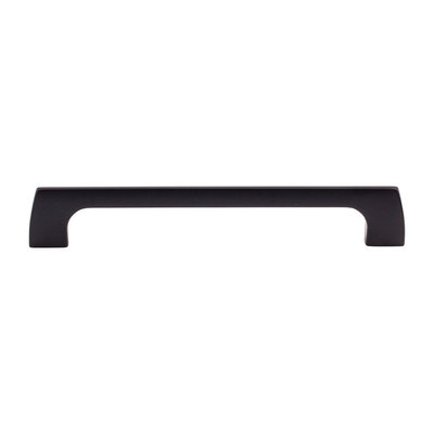 Top Knobs Holland Pull Flat Black - 6 5/16 in