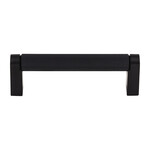 Top Knobs Amwell Bar Pull Flat Black - 3 3/4 in