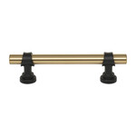 Top Knobs Bit Pull Honey Bronze & Flat Black - 3 3/4 in