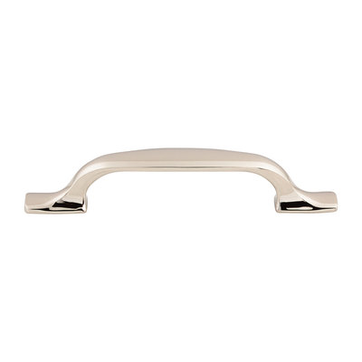 Top Knobs Torbay Pull Polished Nickel - 3 3/4 in