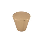 Top Knobs Cone Knob Brushed Bronze - 1 1/16 in